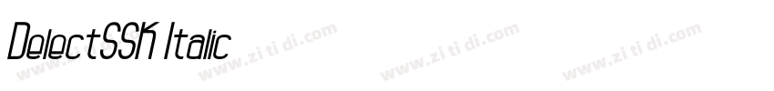 DelectSSK Italic字体转换